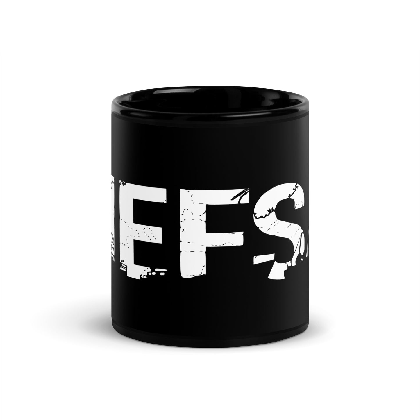 NEFSA Black Glossy Mug