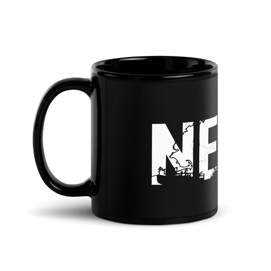 NEFSA Black Glossy Mug