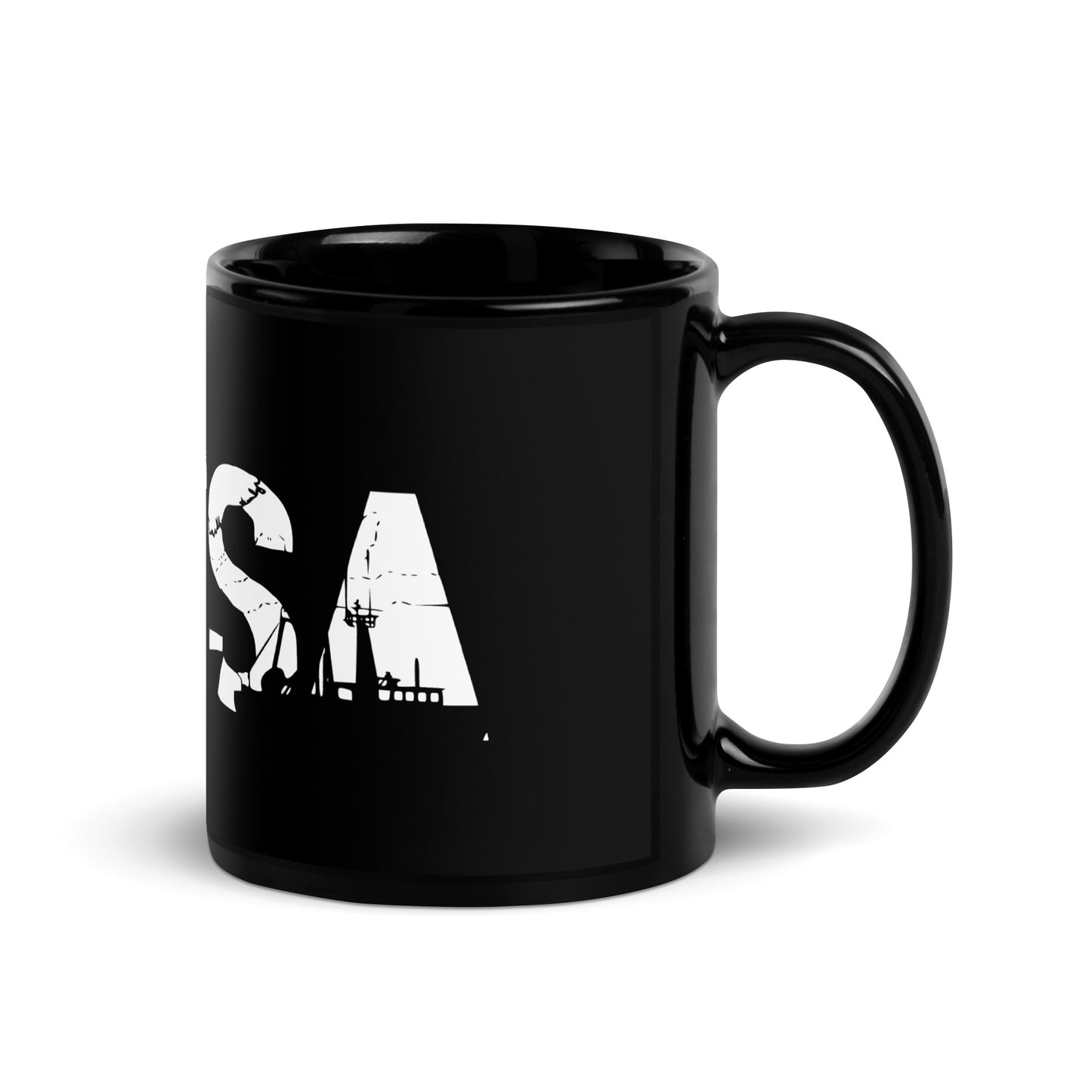 NEFSA Black Glossy Mug