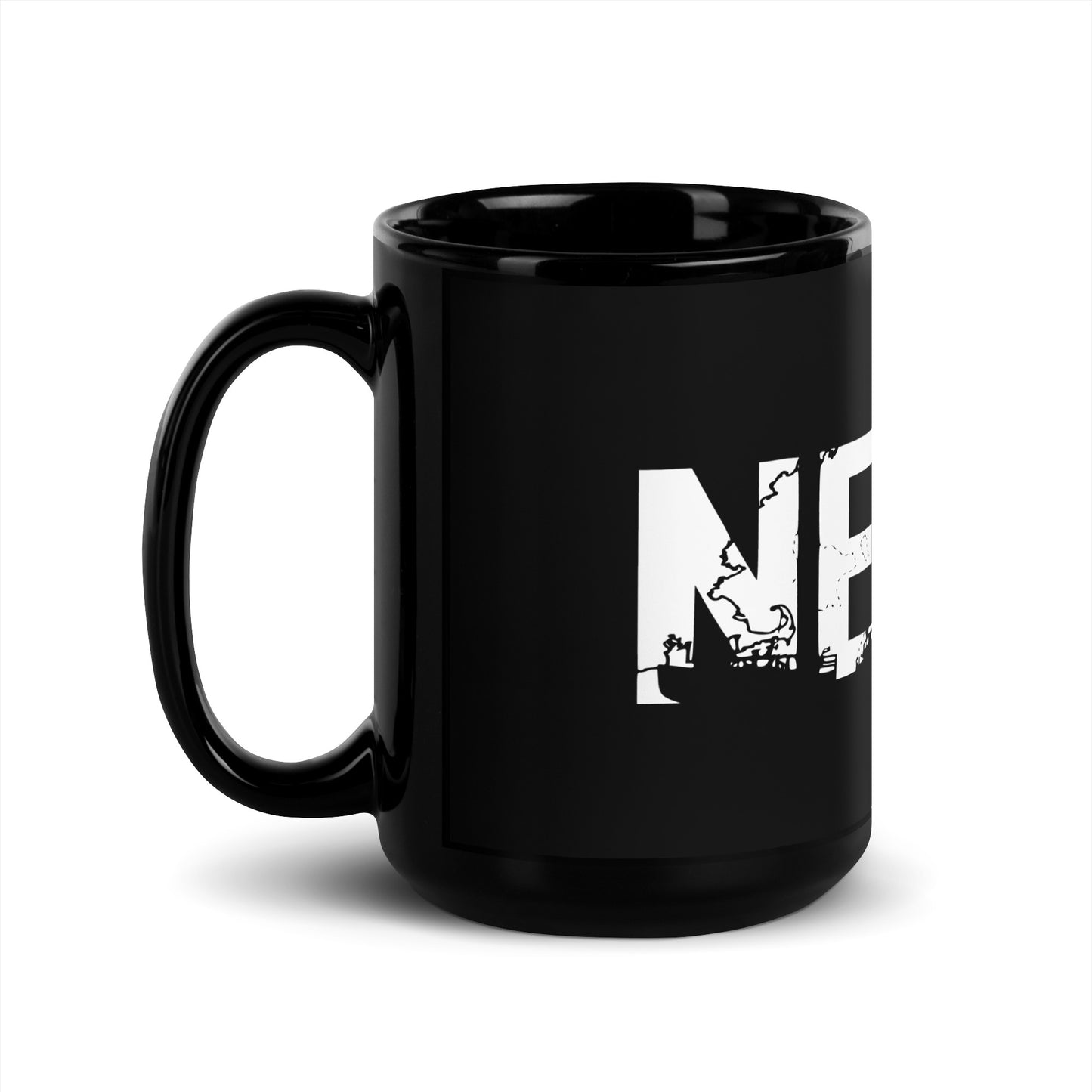NEFSA Black Glossy Mug
