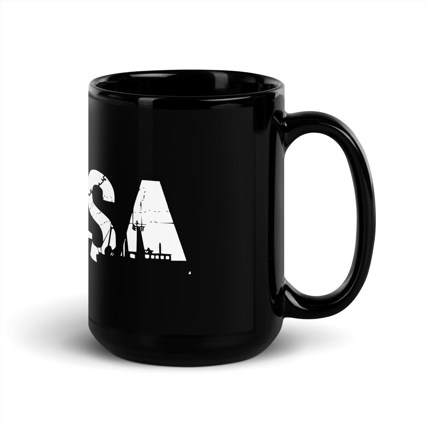 NEFSA Black Glossy Mug