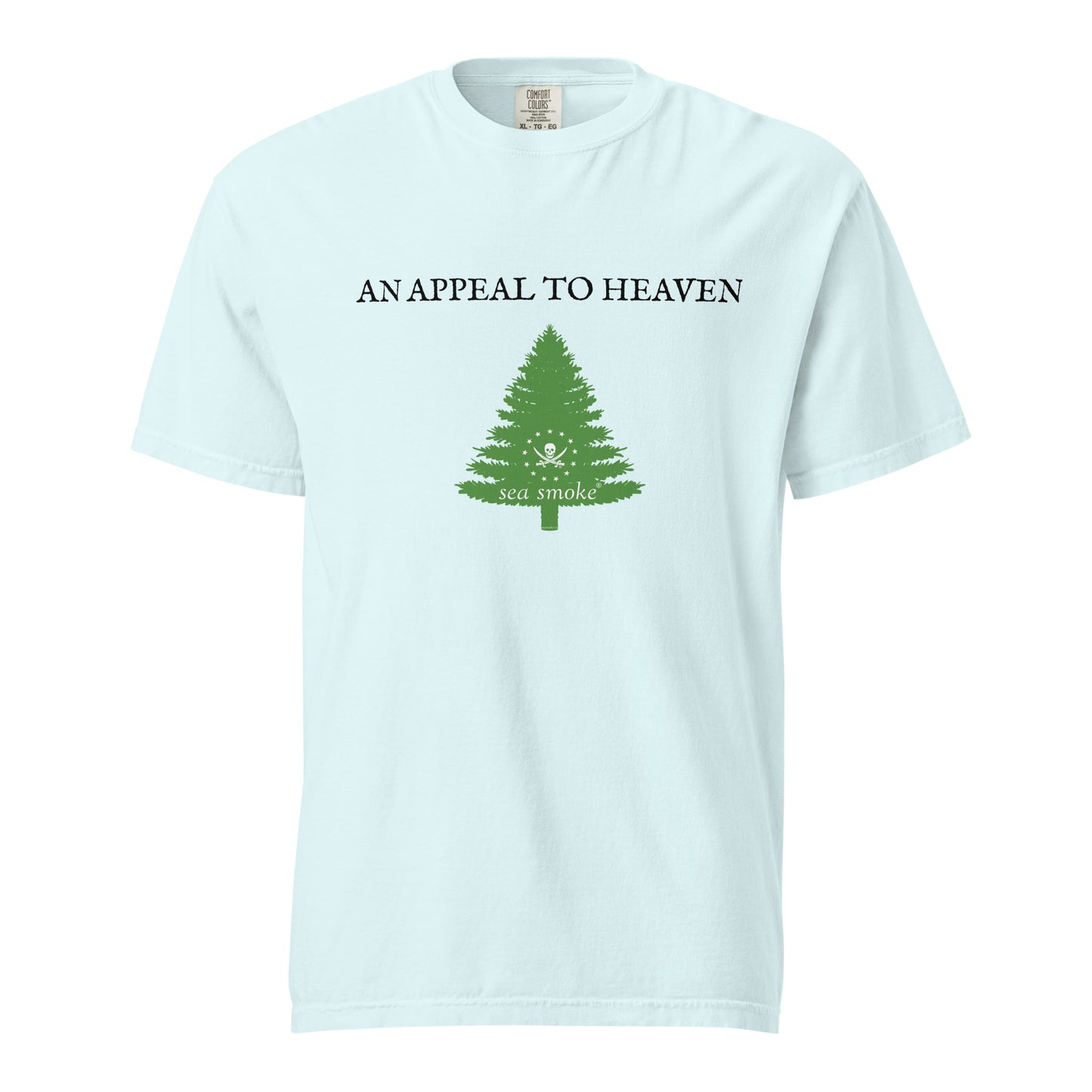 Sea Smoke An Appeal To Heaven Unisex Garment-Dyed Heavyweight T-Shirt