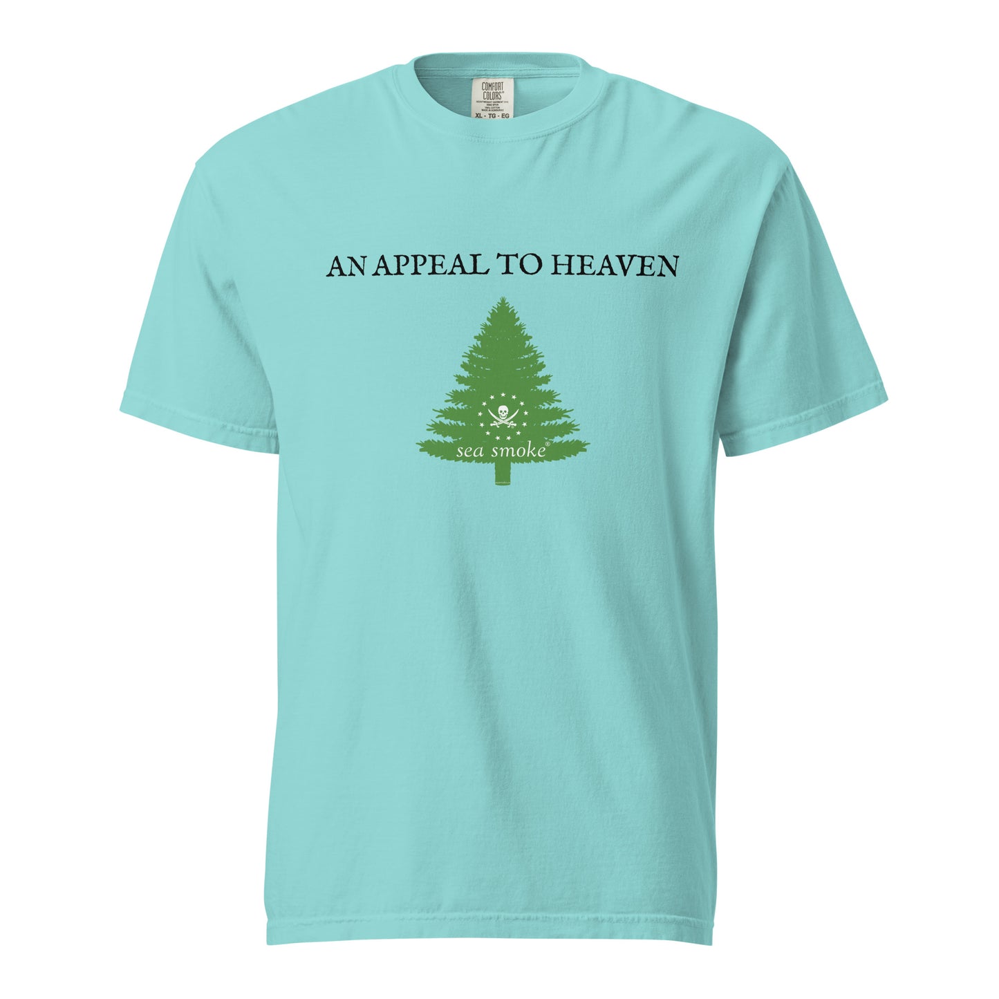Sea Smoke An Appeal To Heaven Unisex Garment-Dyed Heavyweight T-Shirt